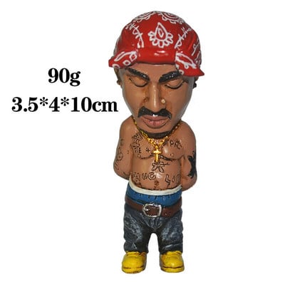 1 db Hip Hop legenda emlékmű gyanta díszek emlékmű gyanta szobor kézművesség karakterek szobor otthoni kert dekoráció