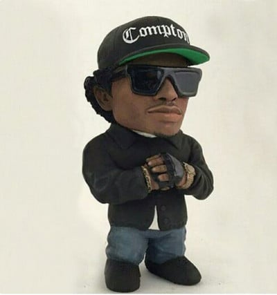 1 db Hip Hop legenda emlékmű gyanta díszek emlékmű gyanta szobor kézművesség karakterek szobor otthoni kert dekoráció