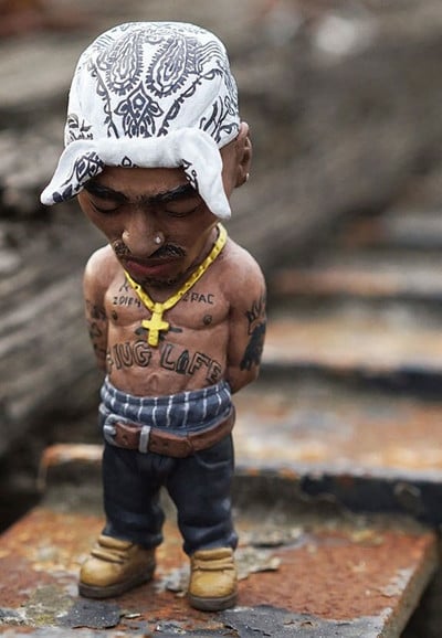1 db Hip Hop legenda emlékmű gyanta díszek emlékmű gyanta szobor kézművesség karakterek szobor otthoni kert dekoráció