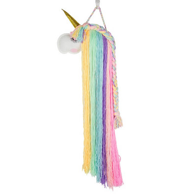 Fiú Unicorn álomfogó, lány hálószoba fali dekoráció, falra akasztható virágdísz