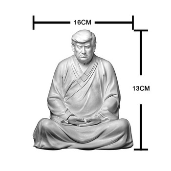 Ο τελευταίος Πρόεδρος πέταξε ένα βουδιστικό άγαλμα Τραμπ Αστείο The Greatest Donald Trump Buddha Buddhist Fancy Home Desk TrumpDecor Budha
