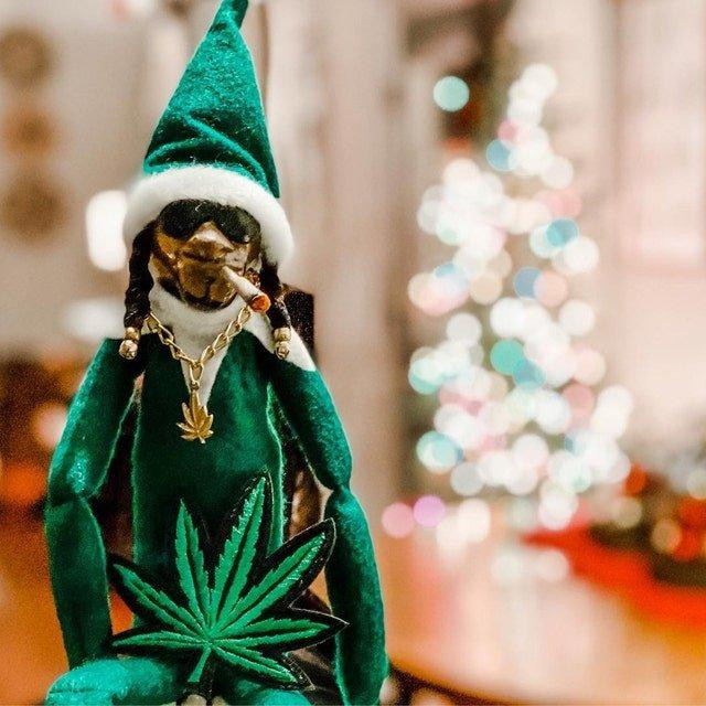 Snoop on A Stoop Christmas Elf Doll Spy on A Bent Toys Festival Party Decor Διακοσμητικά σπιτιού από ρητίνη Φιγούρια Δώρα Πρωτοχρονιάς 2023