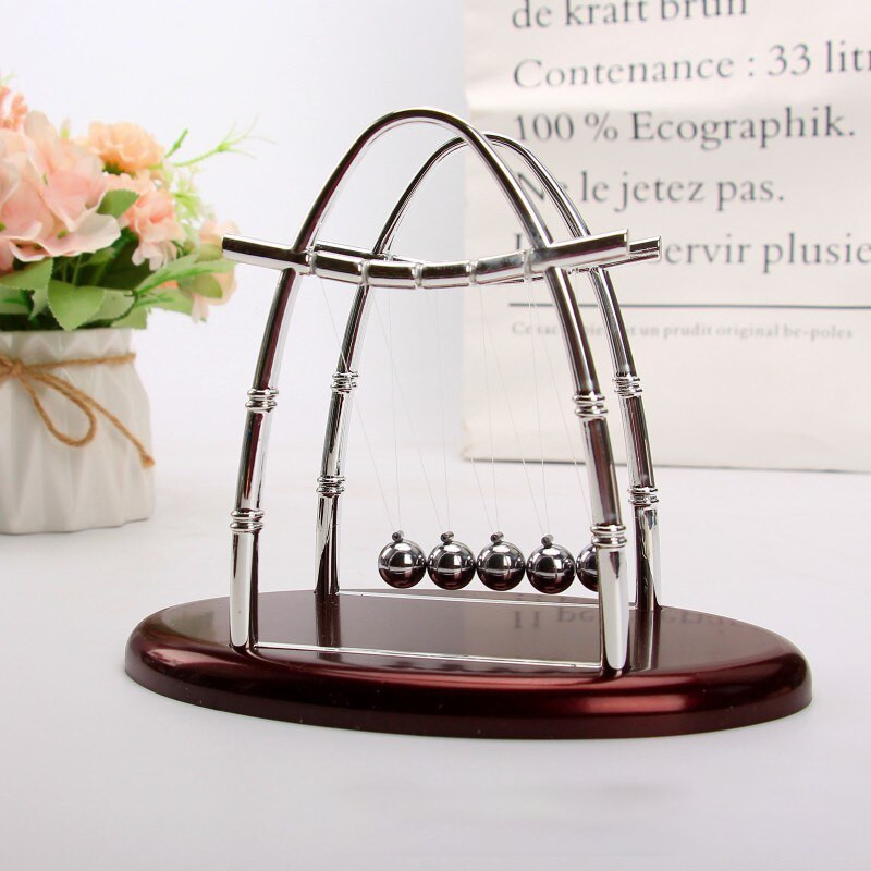 Newton's Balance pendulum golyó, forgó örökmozgó fizika pohár kézműves dekoráció korai fejlesztésű oktató játékok