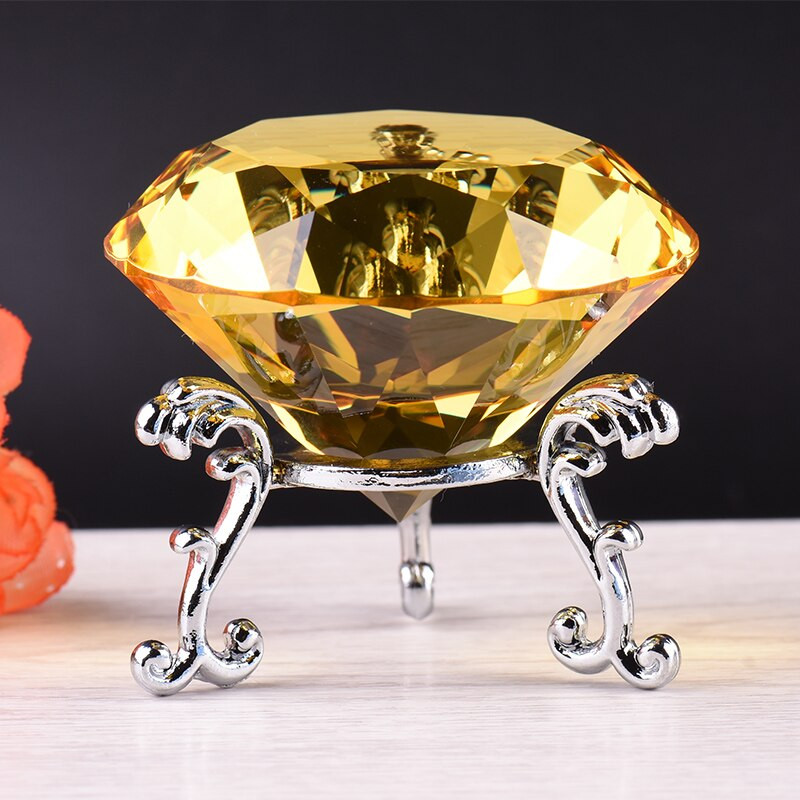 Crystal Diamond Decor pentru casa Decorat pentru birou Cadouri de aniversare Prietena Colega de clasa Sef Colega Birou Decorat pentru birou
