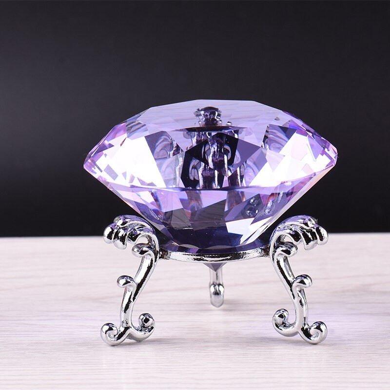 Crystal Diamond Decor pentru casa Decorat pentru birou Cadouri de aniversare Prietena Colega de clasa Sef Colega Birou Decorat pentru birou