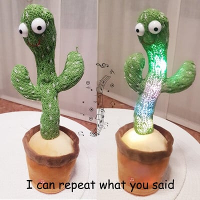 Lovely Talking Toy Dancing Cactus Doll Speak Talk Sound Repeat Toy Kawaii Cactus Toys Παιδιά Παιδική Εκπαίδευση Δώρο παιχνίδι