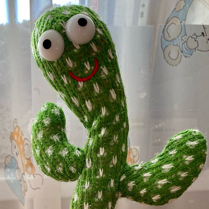 Прекрасна говореща играчка Танцуващ кактус Кукла Говорете Говорете Звукозапис Повторете играчка Kawaii Кактус Играчки Деца Деца Образователна играчка Подарък