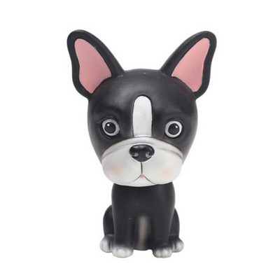 Aranyos kutya rázta fejét Díszek Autóbelső Medál Otthon Kert Dekoráció Kézművesek Aranyos hinta kutya Rajzfilm figurák Miniatűrök