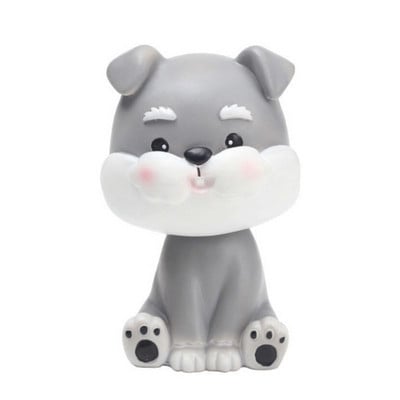 Aranyos kutya rázta fejét Díszek Autóbelső Medál Otthon Kert Dekoráció Kézművesek Aranyos hinta kutya Rajzfilm figurák Miniatűrök