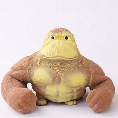 Голям гигантски антистрес Орангутан Fidget Toy Squishy Elastic Monkey Funny Gorilla