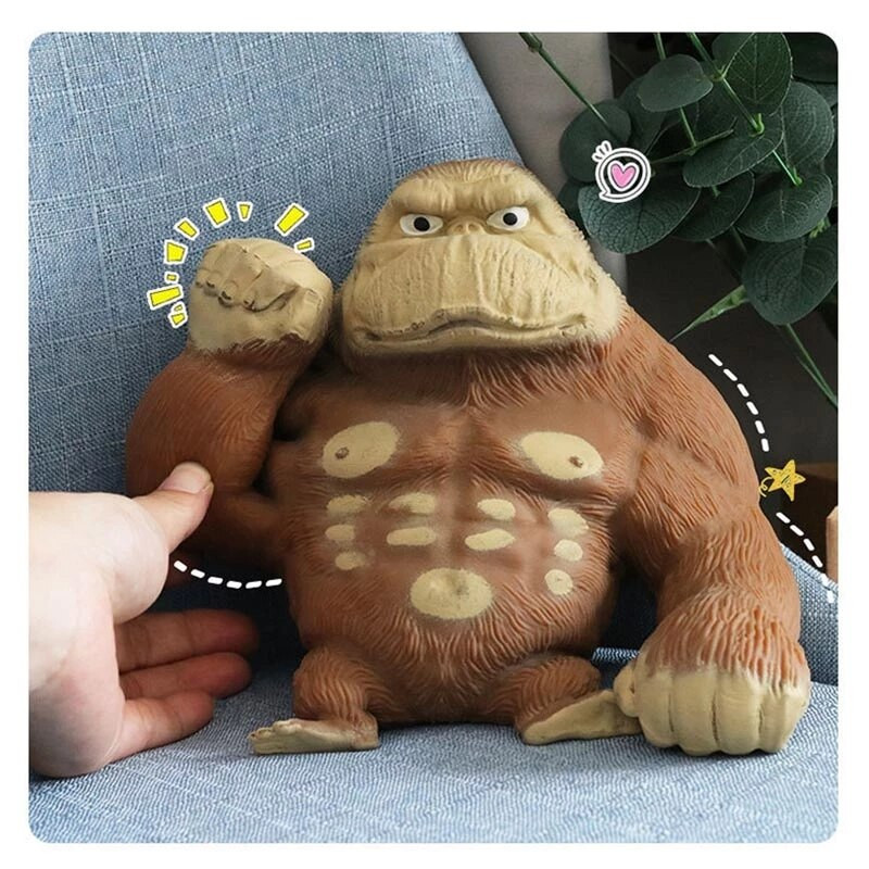 Urangutan Uriaș Uriaș Uriaș Antistres Jucărie Fidget Squishy Maimuță Elastică Funny Gorilla