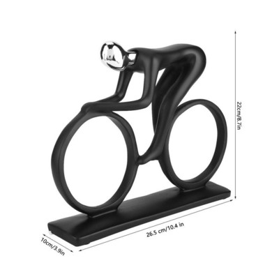 Modern absztrakt kézműves gyanta sportoló szobor sport figura figura elegáns sport téma szobor iroda otthoni nappali dekoráció
