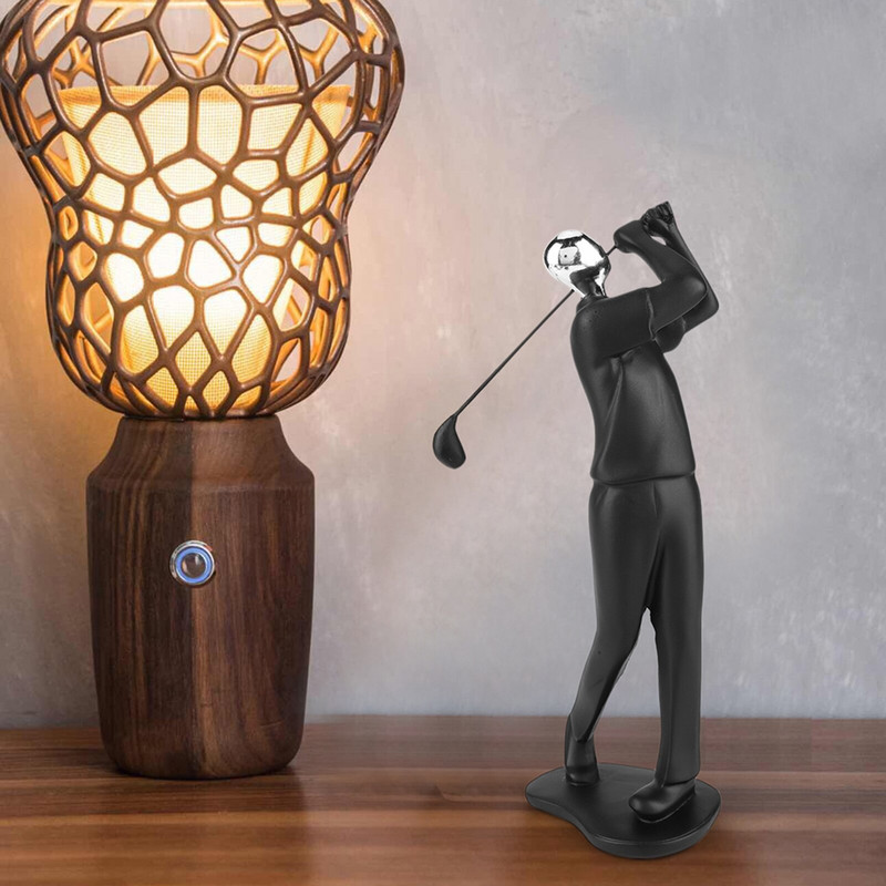 Modern absztrakt kézműves gyanta sportoló szobor sport figura figura elegáns sport téma szobor iroda otthoni nappali dekoráció