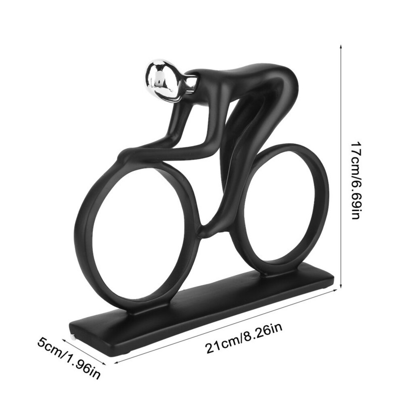 Modern absztrakt kézműves gyanta sportoló szobor sport figura figura elegáns sport téma szobor iroda otthoni nappali dekoráció