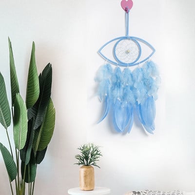 Fényes álomfogó szoba dekoráció szélcsengő Evil Eye otthoni díszek nagy fali álomfogó nagy méretű álomfogó dekoráció