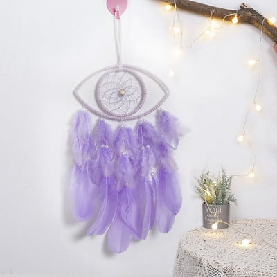 Fényes álomfogó szoba dekoráció szélcsengő Evil Eye otthoni díszek nagy fali álomfogó nagy méretű álomfogó dekoráció