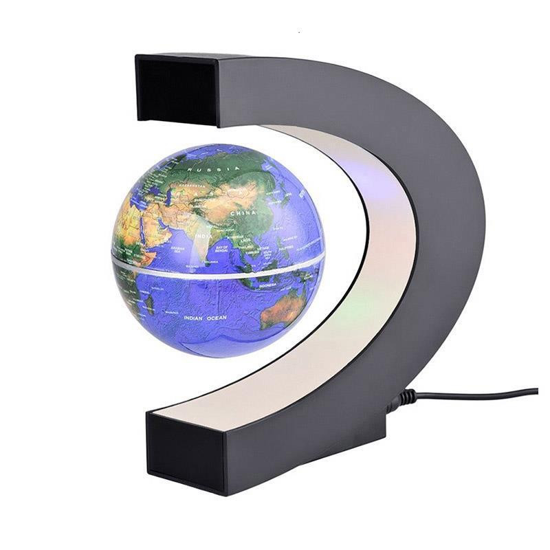 Floating Magnetic Levitation Globe LED Παγκόσμιος Χάρτης Καινοτομία Ball Light Ηλεκτρονική λάμπα αντιβαρύτητας Διακόσμηση σπιτιού Δημιουργικά δώρα
