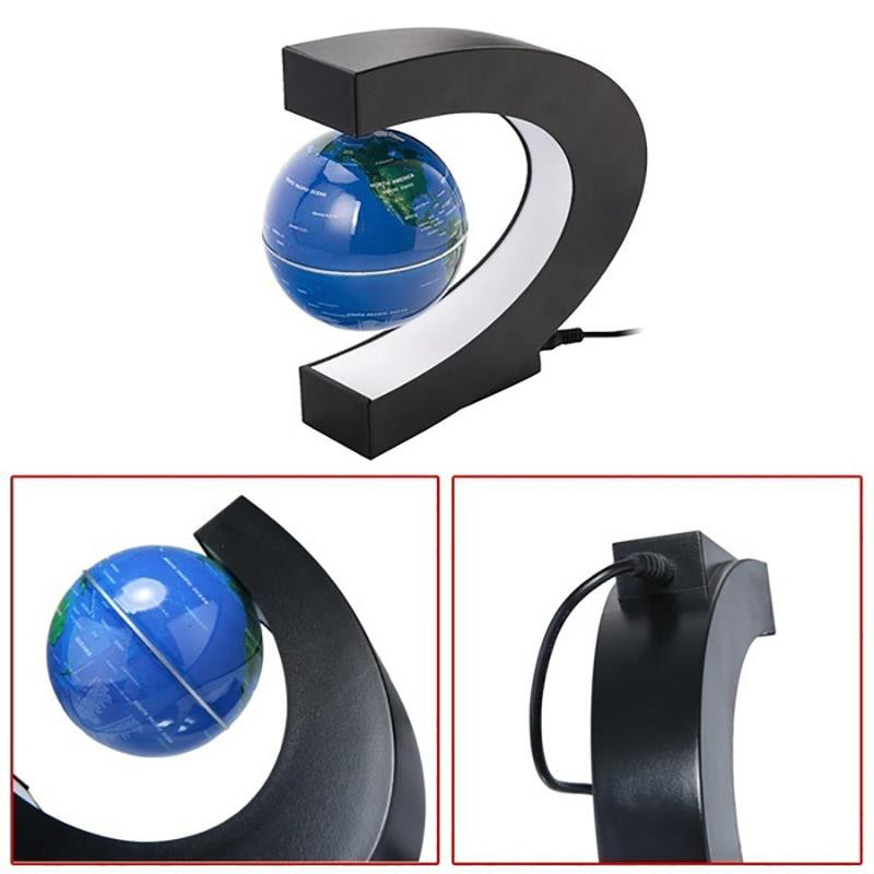 Floating Magnetic Levitation Globe LED Παγκόσμιος Χάρτης Καινοτομία Ball Light Ηλεκτρονική λάμπα αντιβαρύτητας Διακόσμηση σπιτιού Δημιουργικά δώρα