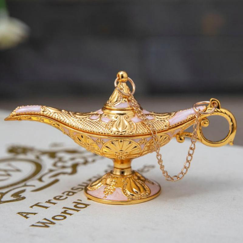 Di Cai Aladdin Lámpa Kreatív Retro Otthoni Kézművesség Fémdíszek Születésnapi Ajándékok Új cinkötvözet európai stílusú fémdísz