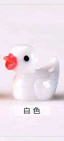 50 DB Mini színes kacsa kiskacsa Pato kis legelő szobor figura mikro kézműves díszek miniatűrök barkácsolás kerti dekoráció