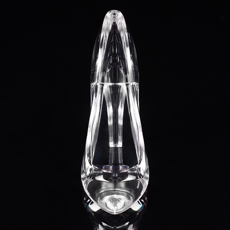 Akril Hamupipőke Kristály Cipők Gyerekek Születésnapi Ajándék Otthoni Dekoráció Kézműves Magas sarkú Cipők Esküvői Figurák Miniatűr Dísz