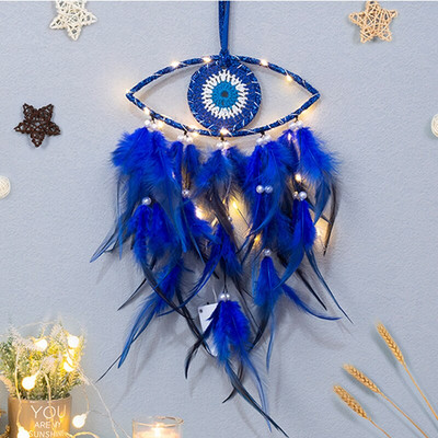 Álomfogó Evil Eye Lakásdekoráció Karácsonyi Dekoráció Fekete Álomfogó Skandináv Dekor Boho Falra szerelhető Dísz Ajándék