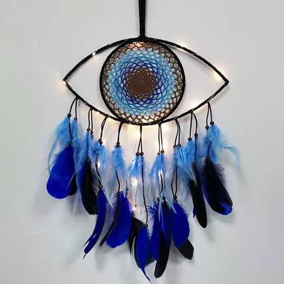 Álomfogó Evil Eye Lakásdekoráció Karácsonyi Dekoráció Fekete Álomfogó Skandináv Dekor Boho Falra szerelhető Dísz Ajándék
