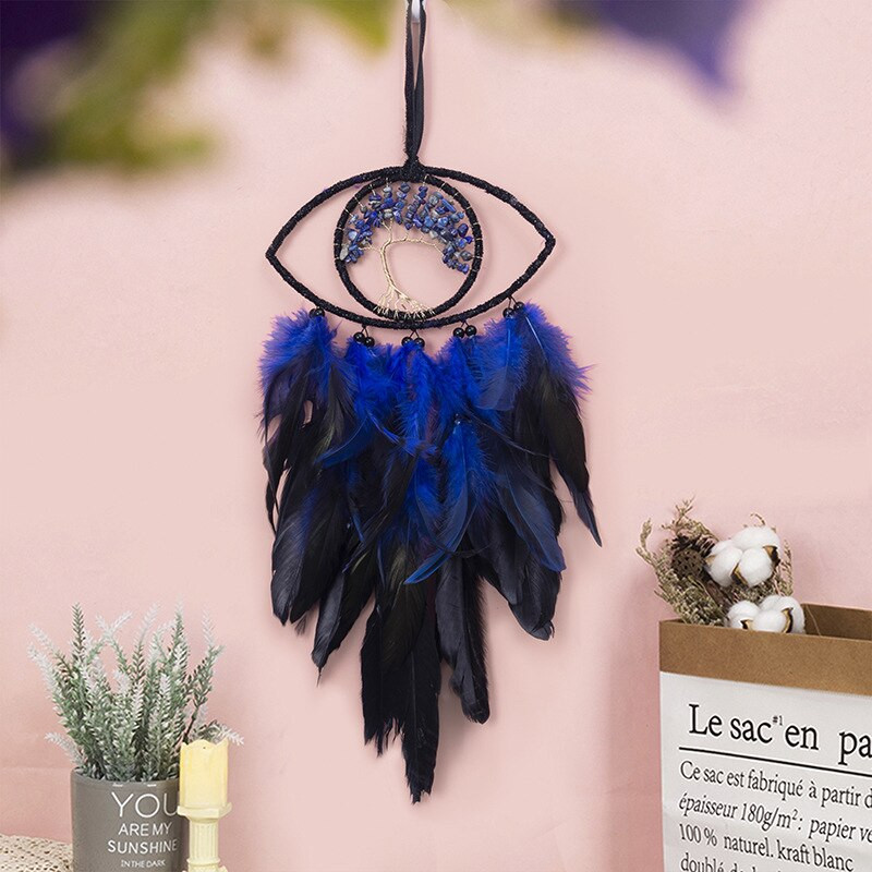 Álomfogó Evil Eye Lakásdekoráció Karácsonyi Dekoráció Fekete Álomfogó Skandináv Dekor Boho Falra szerelhető Dísz Ajándék