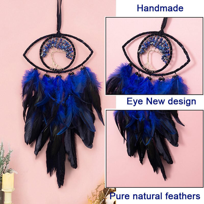 Álomfogó Evil Eye Lakásdekoráció Karácsonyi Dekoráció Fekete Álomfogó Skandináv Dekor Boho Falra szerelhető Dísz Ajándék