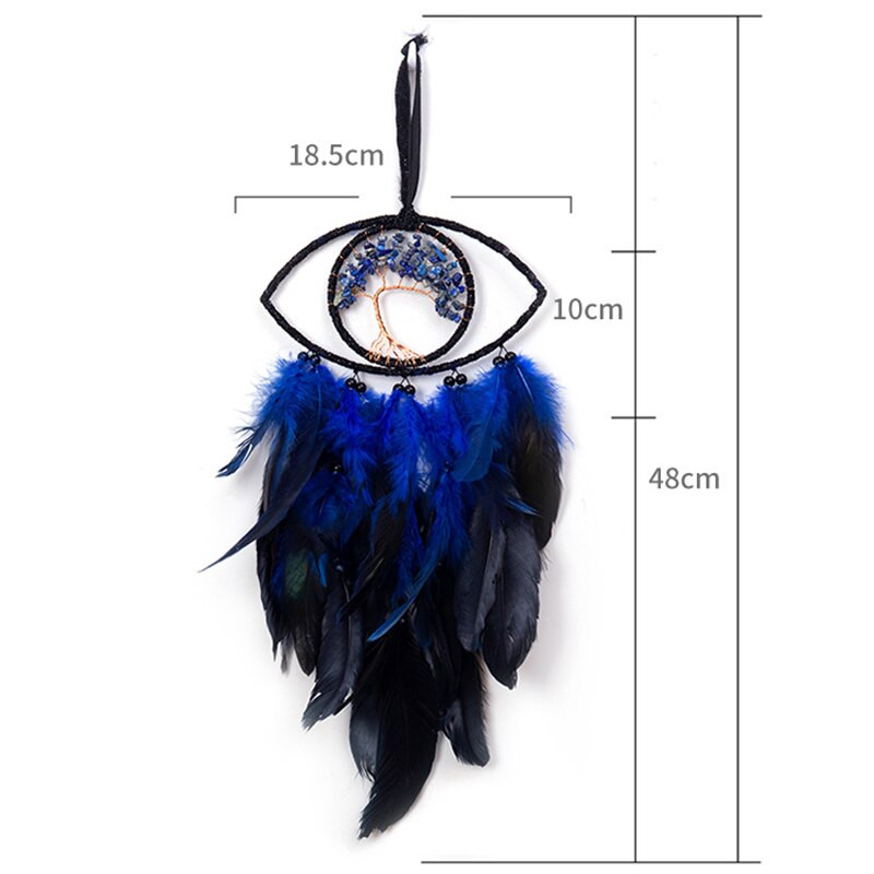 Álomfogó Evil Eye Lakásdekoráció Karácsonyi Dekoráció Fekete Álomfogó Skandináv Dekor Boho Falra szerelhető Dísz Ajándék