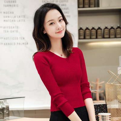 Γυναικείο πουλόβερ με λαιμόκοψη σε σχήμα V