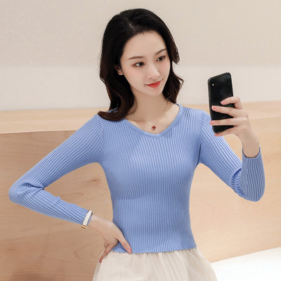 Γυναικείο πουλόβερ με λαιμόκοψη σε σχήμα V