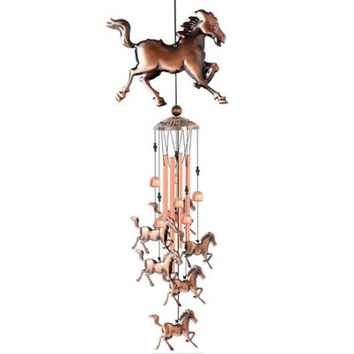 Vintage Wind Chimes, Horse Wind Chimes Μουσική Wind Chimes για Οικογένεια Γυναικεία φεστιβάλ Μπαλκόνια Βεράντες Διακόσμηση κήπου