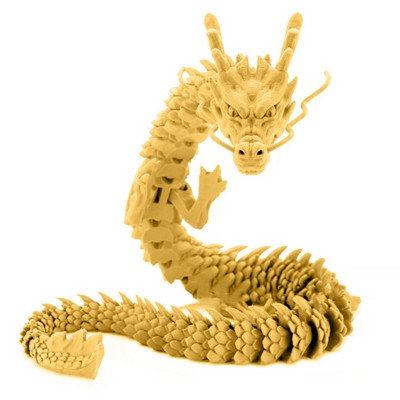 3D nyomtatott csuklós sárkány speciális sárkánymodell állítható ízületek otthoni hálószoba dekorációhoz Puha könnyű