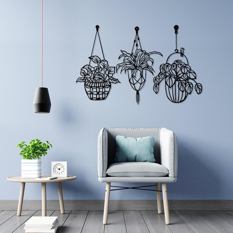 Decor de perete metalic Decor de perete cu flori de fier pentru terase, verande, balcoane, living, dormitor, bucatarie Cadou de Ziua Mamei