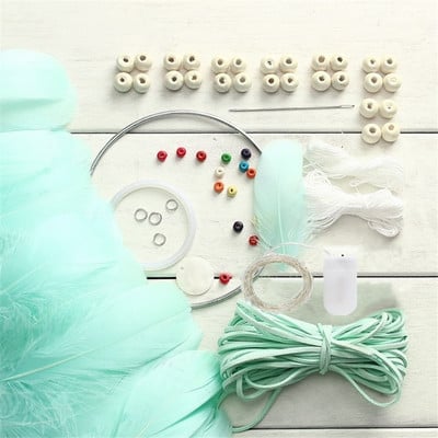 Svajonių gaudyklių rinkinys vaikams Rankų darbo sienų dekoravimo gaudyklės, skirtos darželio kūdikių kambariui vaikams Dovanų miegamojo sienų dekoras su 2M lemputėmis