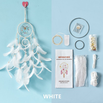 Svajonių gaudyklių rinkinys vaikams Rankų darbo sienų dekoravimo gaudyklės, skirtos darželio kūdikių kambariui vaikams Dovanų miegamojo sienų dekoras su 2M lemputėmis