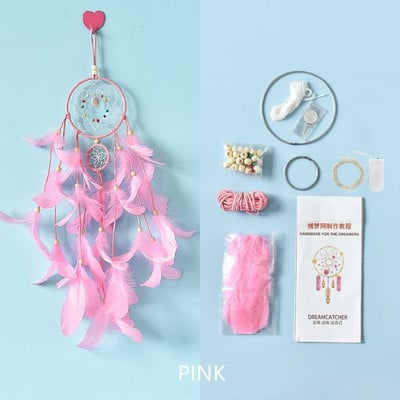 Svajonių gaudyklių rinkinys vaikams Rankų darbo sienų dekoravimo gaudyklės, skirtos darželio kūdikių kambariui vaikams Dovanų miegamojo sienų dekoras su 2M lemputėmis