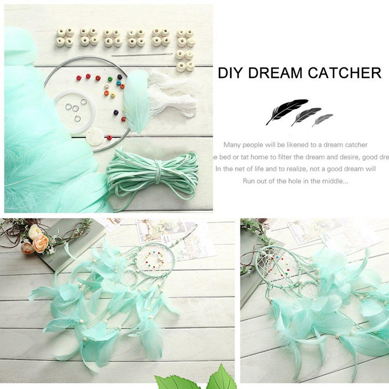 Svajonių gaudyklių rinkinys vaikams Rankų darbo sienų dekoravimo gaudyklės, skirtos darželio kūdikių kambariui vaikams Dovanų miegamojo sienų dekoras su 2M lemputėmis