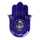 1 db Evil Eye buddhista kézi tálca dekoratív ékszertálca kerámia tároló tartó kis tároló tányér ékszer tok dekor