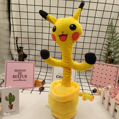 Forró tintahal játék táncoló kaktusz Huggy Wuggy 120 dal, énekelhető és táncolható hang Interaktív elektron plüssjátékok kislányoknak ajándék