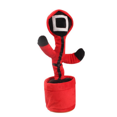 Forró tintahal játék táncoló kaktusz Huggy Wuggy 120 dal, énekelhető és táncolható hang Interaktív elektron plüssjátékok kislányoknak ajándék