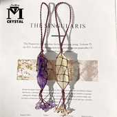 Természetes citrin ametiszt kristály függő dekorációk kvarc kövek hegyes pálca gyógyító kő energia autótáska otthoni dekoráció