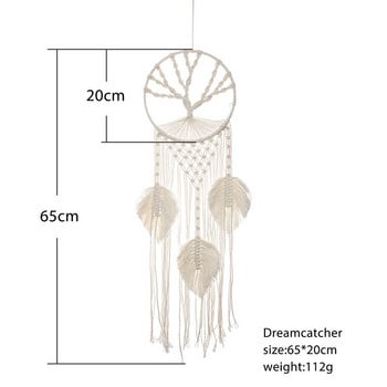 Tree of Life Dream Catchers Big Macrame Dream Catchers Boho Dream Catcher Κρεμάστρα τοίχου για πάρτι στο σπίτι Διακόσμηση γάμου Tree of Life