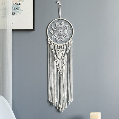 Apărătoare de vise Arborele vieții Captatoare de vise mari Macrame Captoare de vise Boho Agățat de perete pentru petrecere acasă Decor de nuntă Arborele vieții