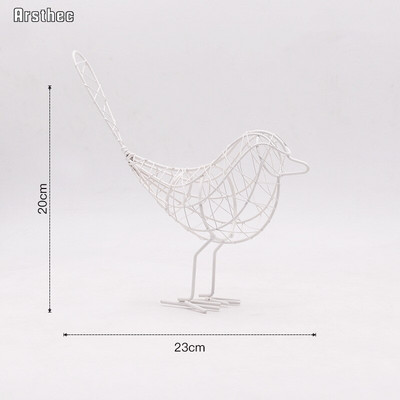 Iron Bird figurák Asztali Asztaldísz Kiegészítők Beltérhez Modern skandináv lakberendezés Kreatív Absztrakt Miniatűrök Szobrászat