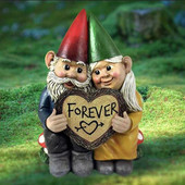 Κήπος Gnome αγάλματα Ειδώλιο Ρητίνη Τέχνη Διακόσμηση επιφάνειας εργασίας Δώρα Gnome ζευγάρι Γλυπτό εξωτερικού χώρου Διακόσμηση σπιτιού Διακοσμητικά χειροτεχνία
