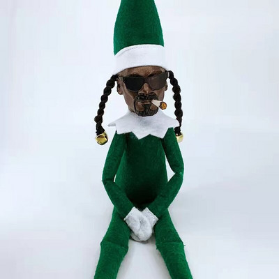 Snoop on a Stoop Karácsonyi manó baba Elf a polcon Otthoni dekoráció Karácsonyi ajándék Elves Elfbar Játékok Újév 2023