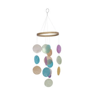 Shell Moon Wind Chime Διακόσμηση δωματίου Nordic Hanging Windchimes μενταγιόν τοίχου Γραφείο σπιτιού Παιδικό δωμάτιο Διακόσμηση νηπιαγωγείου