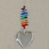 Širdies krištolo saulės gaudyklė Sietynas kristalai prizmės pakabukas pakabinamas langas saulės gaudyklė vaivorykštės gaminimo pakabukas namų sodo dekoras